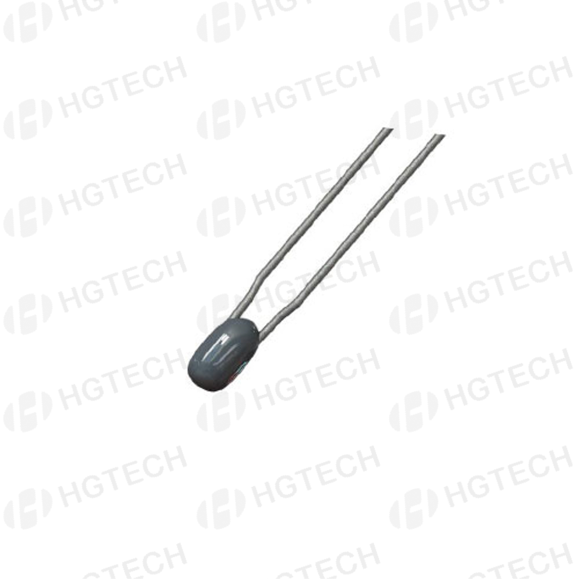 Radial epoxy-encapsulated (ERT) thermistor